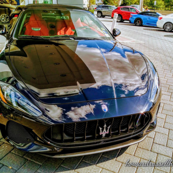 Black Maserati Luxury car