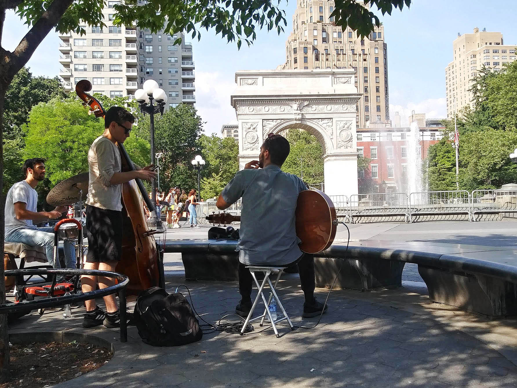 Washington Square park musicians