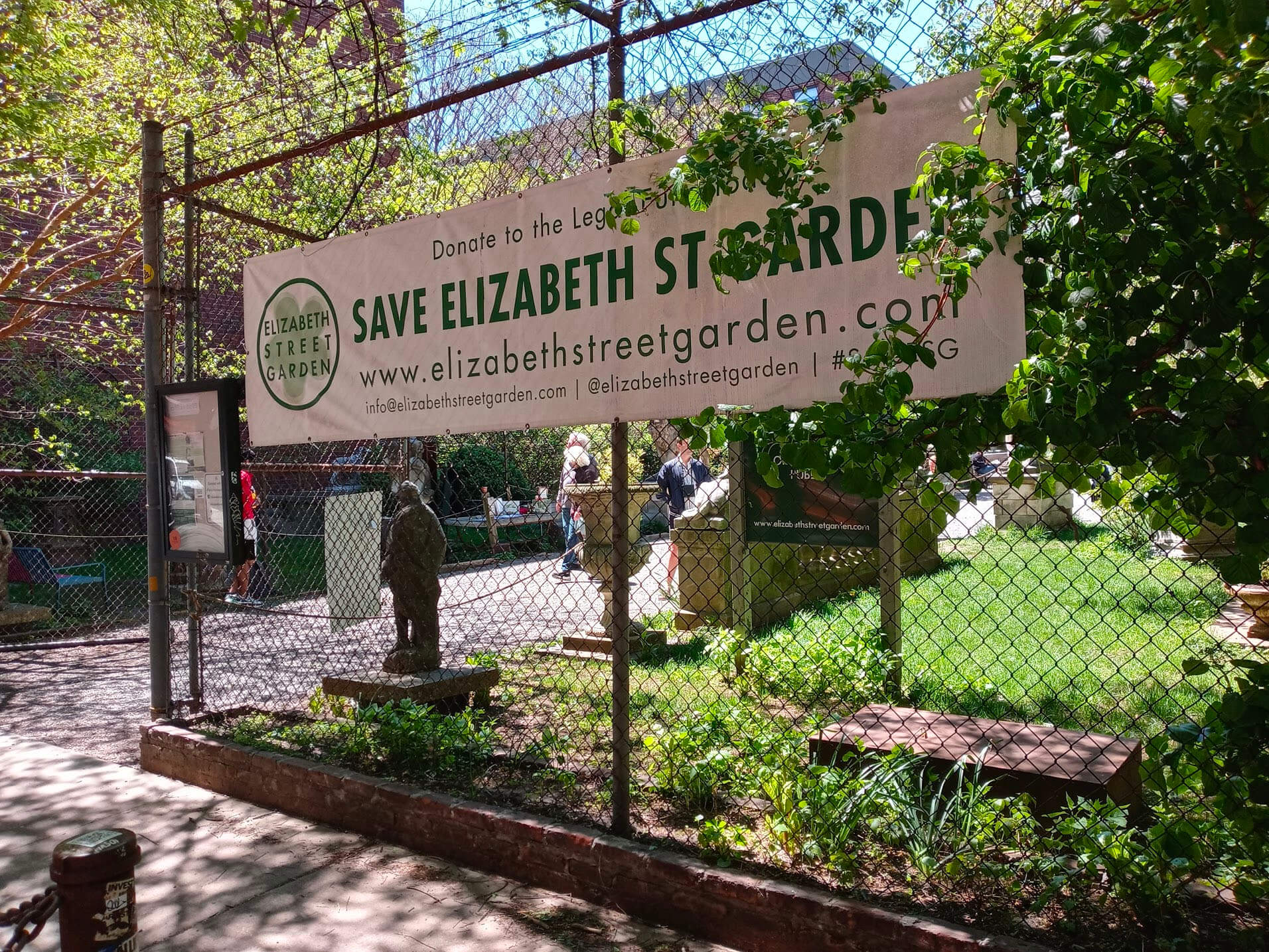 Elizabeth Street Garden, a local small business